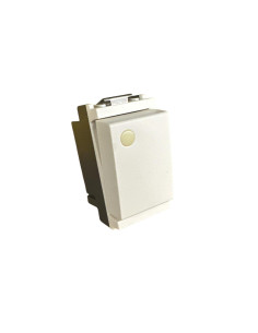 Vimar 16001.FB 1P 16A Illuminated White Switch, Idea Series